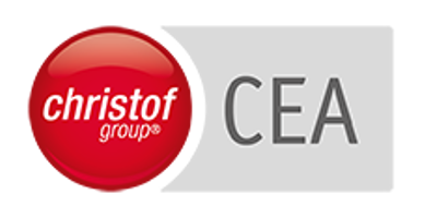 Das Logo der Christof group